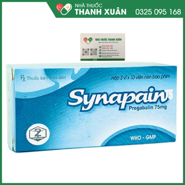 Synapain 75 - Điều trị đau dây thần kinh cho người lớn